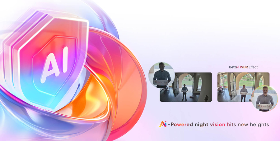 Тази камера има AI WDR с Изкуствен Интелект