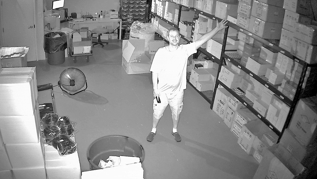 HD-TVI камера в нощен режим