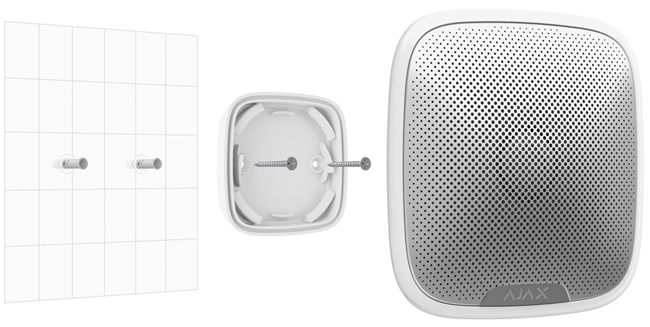 AJAX StreetSiren: Безжична външна сирена с LED индикация и сила на звука от 85 до 113 dB