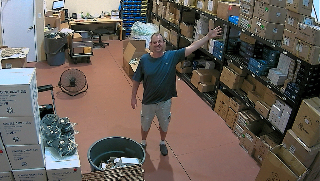 HD-TVI камера в дневен режим