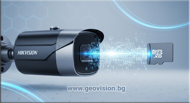 Тази камера има слот за MicroSD/SDHC/SDXC карта