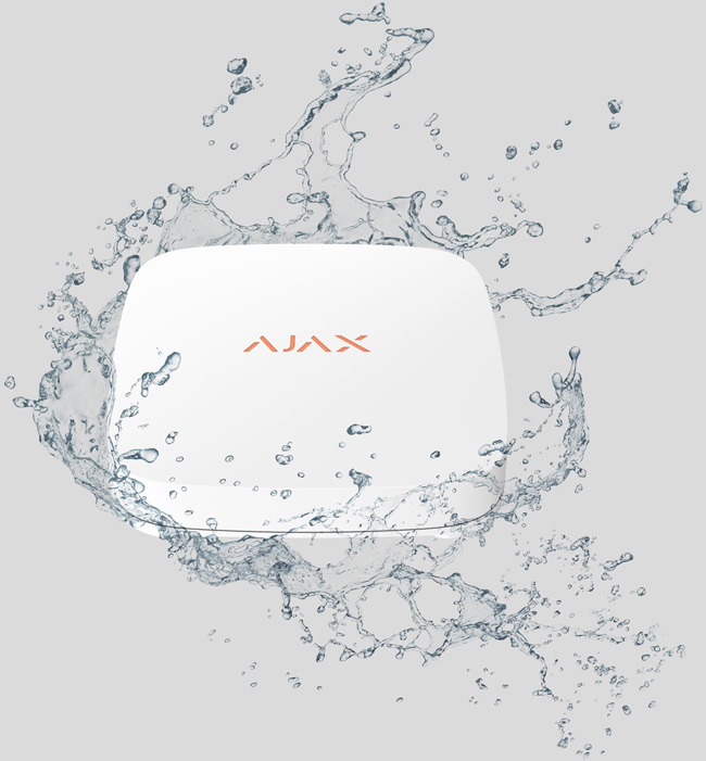 AJAX LeaksProtect: Безжичен детектор за вода, за вътрешен монтаж