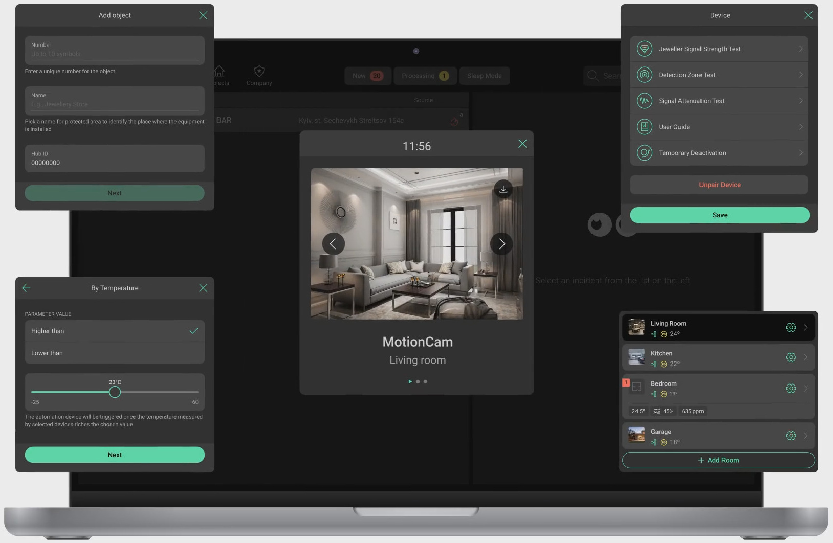 Мониторинг с PRO Desktop