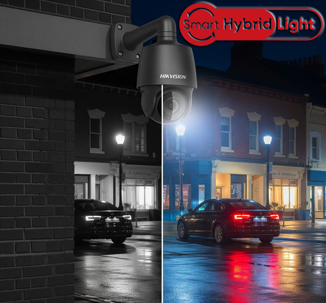Hikvision Smart Hybrid Light: Революция в нощното видеонаблюдение за вашия дом и бизнес