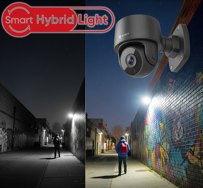 Hikvision Smart Hybrid Light: Революция в нощното видеонаблюдение за вашия дом и бизнес