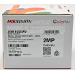 HD-TVI/AHD/CVI/CVBS куполна камера HIKVISION DS-2CE70DF3T-MFS: 2 MPX 1920x1080. ColorVu технология с бяло LED осветление до 20 метра, микрофон с Audio Over Coaxial, обектив 2.8 mm