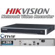 16 канален професионален 4K IP мрежов видеорекордер HIKVISION: DS-7616NI-Q2(C). Поддържа 16 мрежови IP камери до 8 MPX
