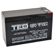 Оловна акумулаторна батерия TED AGM TED1271: 12V, 7.1 Ah