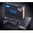 Cudy POE300: Hi-PoE PoE инжектор за захранване на IP камери с 1 x 10/100/1000 Mbps PoE порт + 1 x 10/100/1000 Mbps uplink порт, DC53V - 60 W