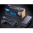 Cudy POE200: PoE инжектор за захранване на IP камери с 1 x 10/100/1000 Mbps PoE порт + 1 x 10/100/1000 Mbps uplink порт, DC54V - 30 W