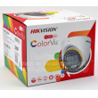 HD-TVI/AHD/CVI/CVBS камера HIKVISION DS-2CE70DF3T-LMFS: 2 MPX, Hybrid Light комбинирано бяло LED осветление ColorVu и инфрачервено осветление до 20 метра, микрофон с Audio Over Coaxial, обектив 2.8 mm