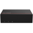 4 канален AcuSense цифров видеорекордер HIKVISION iDS-E04HQHI-XD. Поддържа 4 HD-TVI камери до 2 MPX + 1 IP камера до 6 MPX. Вграден 1 TB eSSD диск. С Audio Over Coaxial. Възможност за монтаж в МПС