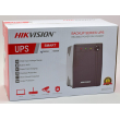 Непрекъсваемо токозахранване /UPS/ HIKVISION DS-UPS600: 600VA - 360 Watt, Line Interactive технология, симулирана синусоида, 2 x Шуко изходящи контакта, 1 батерия 12V/7 Ah