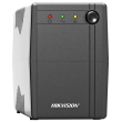 Непрекъсваемо токозахранване /UPS/ HIKVISION DS-UPS600: 600VA - 360 Watt, Line Interactive технология, симулирана синусоида, 2 x Шуко изходящи контакта, 1 батерия 12V/7 Ah