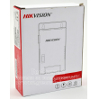 4 канален захранващ блок HIKVISION DS-2FA1225-C4: 150-285 V AC - 12V/13.5C/15V DC, 4 A/48 W, 4 изхода със самовъзстановяващи се предпазители по 1 А/12 W и LED индикация на всеки канал