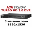 8 канален професионален цифров видеорекордер HIKVISION DS-7208HUHI-F2/N. Поддържа 8 HD-TVI камери до 3 мегапиксела, AHD и CVI камери до 1 мегапиксел или 8 аналогови камери