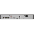 4 канален професионален IP мрежов видеорекордер/сървър (NVR) HIKVISION: DS-7604NI-K1/4P. С вградени 4 захранващи LAN PoE порта. Поддържа 4 мрежови IP камери до 8 MPX. H.265+/H.265 компресия