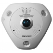 Панорамна 360° IP камера HIKVISION DS-2CD6362F-I - 6 мегапиксела с инфрачервено осветление, обектив рибешко око 1.27 mm