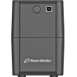 Непрекъсваемо токозахранващо устройство /UPS/ Line Interactive, симулирана синусоида: PowerWalker VI600SH, 850VA - 480 Watt Max, 2xSchuko контакта, 1 Батерия 12V/9 Ah