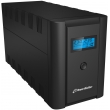 UPS PowerWalker VI1200LCD, 1200VA 600W Max, Line Interactive, симулирана синусоида, 2 Батерии 12V/7 Ah, LCD панел, RJ45 защита