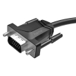 VGA кабел за монитор, двойно екраниран. Дължина 5 метра. Конектори 2 x DB-15 pin