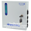 8 канален захранващ блок с метална кутия: CV-PSU-DC120805. DC12V, 5 Amp /60 W/, 8 изхода със самовъзстановяващи се предпазители по 0.6 Аmp /7 Watt/ всеки и LED индикация
