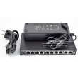 UTEPO UTP3-SW08-TP120-A1: 10 портов суич с 8 x 10/100 Mbps PoE порта за IP камери + 2 x 1 Gbps uplink порта