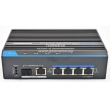 UTEPO UTP7204E-POE-A1: 6 портов суич с 4 x 10/100 Mbps PoE порта за IP камери + 2 x 10/100 Mbps uplink порта /1 cooper + 1 SPF/