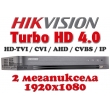 16 канален професионален цифров видеорекордер HIKVISION DS-7216HQHI-K1/A. Поддържа 16 HD-TVI/AHD/CVI камери до 2 MPX, H.265 Pro+/H.265 Pro/H.265 компресия