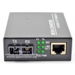 Медиа конвертор за пренос на видео и данни по оптичен кабел до 20 км UTEPO UOF7201E