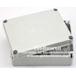 Кутия с капак на винтове COURBI: 300x215x125 mm, прахо и влагозащитена - IP65, сива