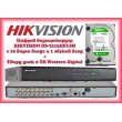 Употребяван 16 канален професионален цифров видеорекордер HIKVISION DS-7216HFI-SH + 2 TB твърд диск Western Digital. Поддържа 16 аналогови камери и 1 звуков вход