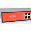 Wi-Tek WI-PS518G: 19 портов суич с 16 x 10/100 Mbps PoE порта + 2 x 1 Gbps uplink порта + 1 x 10/100 Mbps SPF uplink порт, до 30 W на порт. Общ PoE капацитет 150 W