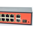 Wi-Tek WI-PS518G: 19 портов суич с 16 x 10/100 Mbps PoE порта + 2 x 1 Gbps uplink порта + 1 x 10/100 Mbps SPF uplink порт, до 30 W на порт. Общ PoE капацитет 150 W