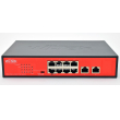 Wi-Tek WI-PS210G: 10 портов суич с 8 x 10/100 Mbps PoE порта + 2 x 1 Gbps uplink порта. Hi-PoE до 60W на порт 1. До 30 W на портове 2-8. Общ PoE капацитет 120 W