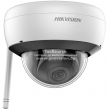 Безжична Wi-Fi мрежова IP куполна камера HIKVISION DS-2CD2121G1-IDW1 - 2 мегапиксела, Обектив: фиксиран 2.8 mm, с вграден микрофон с шумов филтър + MicroSD карта памет HIKVISION 64 GB