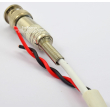 Конектор за микрокоаксиален кабел BNC с винт. Пружинен предпазител ф4 мм