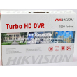 4 канален професионален AcuSense цифров видеорекордер HIKVISION iDS-7204HQHI-M1/FA(C). Поддържа 4 HD-TVI камери до 2 MPX + 2 IP камери до 6 MPX. С Audio Over Coaxial
