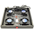 FORMRACK F024F4T: Вентилаторен блок с 4 вентилатора и аналогов термостат. Подходящ за 19" шкафове INTERLINE, BETALINE и COSMOLINE