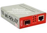 Медиа конвертор за пренос на Ethernet по оптичен кабел до 25 км Wi-Tek: WI-MC111G. 1 х Gigabit Ethernet порт RJ45 + 1 x Gigabit Fiber optic порт (SFP)
