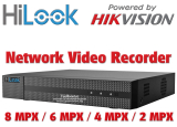 8 канален бюджетен IP мрежов видеорекордер HiLook: NVR-108MH-C. Поддържа 8 мрежови IP камери до 8 MPX. Deep Learning алгоритъм за разпознаване и класификация на хора и превозни средства на 4 канала
