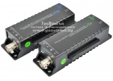 UTEPO UTP101PV-HD5 - 1 канален активен приемник и предавател за пренос на видео сигнал и захранване DC12V 0.8 Amp по UTP кабел