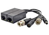 TENDTOP TT-201PV-F: 1 канален пасивен видео трансмитер и рисийвър за пренос на видео сигнал и захранване по UTP кабел