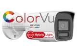 Мрежова IP камера HIKVISION DS-2CD1047G2H-LIU: 4 MPX, със Smart Hybrid Light комбинирано бяло LED осветление ColorVu и инфрачервено осветление до 30 метра, вграден микрофон, обектив 4 mm