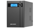 Непрекъсваемо токозахранване /UPS/ HIKVISION DS-UPS2000: 2000VA - 1200 Watt, Line Interactive технология, симулирана синусоида, 4 x Шуко изходящи контакта, 2 батерии 12V/9 Ah