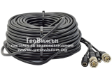 Подробен технически анализ, тест и описание на комбиниран кабел за видеонаблюдение: RG59CU/32CCA + 2x0.35 mm2 CCA, коаксиален + захранване, с кримпнати конектори (BNC-M + DC 5.5x2.1 mm)