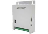 8 канален захранващ блок HIKVISION DS-2FA1205-C8: 150-285 V AC - 12V/13.5C/15V DC, 5 A/60 W, 8 изхода със самовъзстановяващи се предпазители по 1 А/12 W и LED индикация на всеки канал