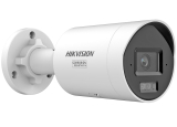 Мрежова IP камера HIKVISION DS-2CD2047G3-LI2UY: 4 MPX, AcuSense 3.0 алгоритми, ColorVu 3.0 със Smart Hybrid Light комбинирано БЯЛО и инфрачервено осветление до 40 метра, обектив 4 mm, двоен микрофон