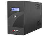 Непрекъсваемо токозахранване /UPS/ HIKVISION DS-UPS2000-R: 2000 VA - 1200 W, Line Interactive технология с автоматичен волт регулатор, симулирана синусоида, 2 батерии 12V/9 Ah, 4 x Шуко
