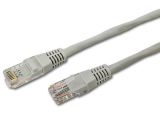 Мрежов LAN кабел HAMA: UTP cat.5e, кримпнати RJ45 конектори, 5 метра